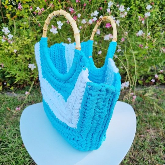 Häkeltasche Basket BÄG – Anleitung mit Video-Tutorial & PDF-Download