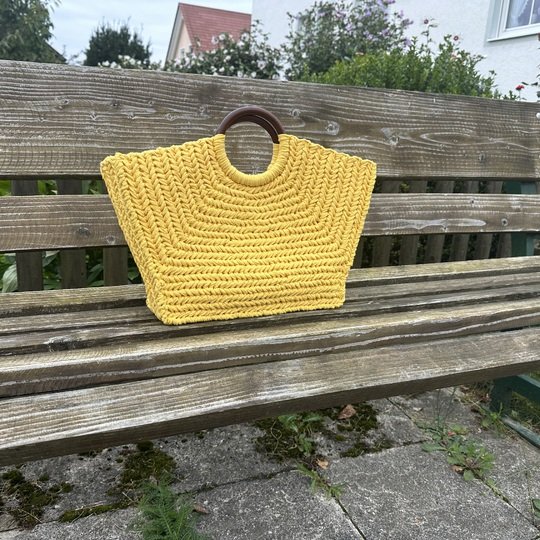 Häkeltasche Basket BÄG – Anleitung mit Video-Tutorial & PDF-Download