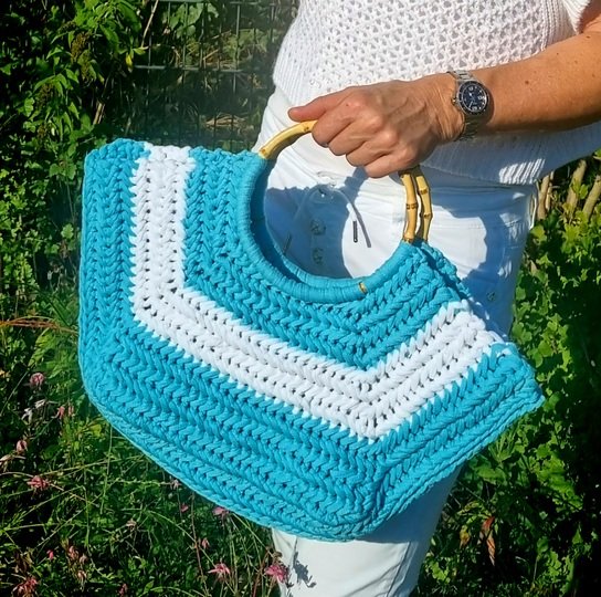 Häkeltasche Basket BÄG – Anleitung mit Video-Tutorial & PDF-Download