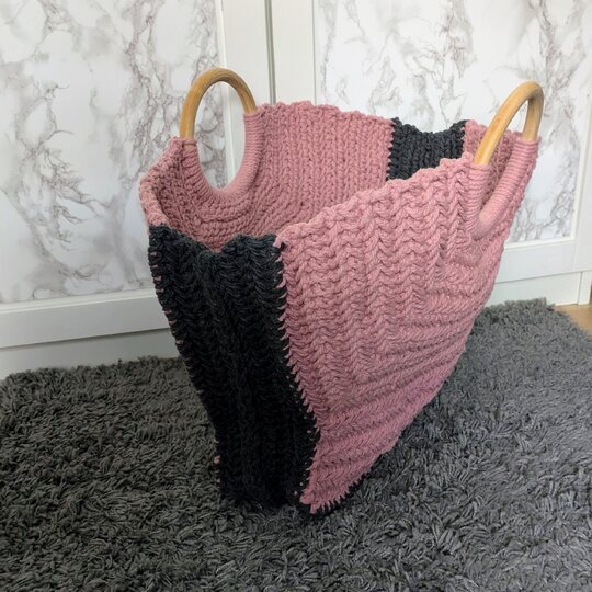 Häkeltasche Basket BÄG – Anleitung mit Video-Tutorial & PDF-Download