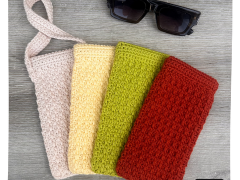 Crochet Pattern Glasses Case Lemon| with kiss clasp | German & English