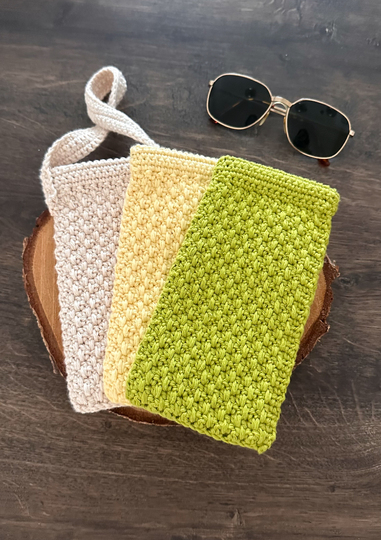 Crochet Pattern Glasses Case Lemon| with kiss clasp | German & English