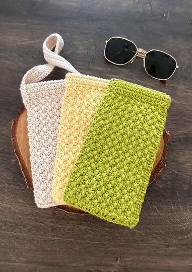 Häkelanleitung Brillen Etui Lemon | mit Federverschluß | Deutsch & Englisch
