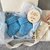 Häkelanleitung Babysocken „Himmelblau" – Erstlingssocken für Neugeborene