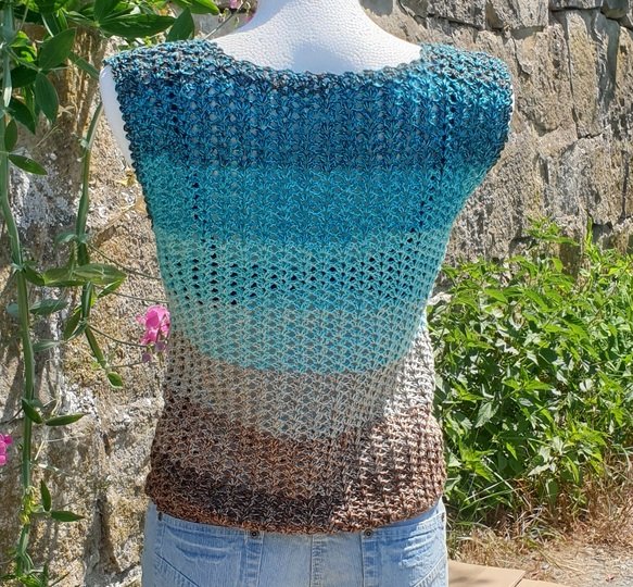 Häkelanleitung Shirt / Top "Twig Tie" – Romantischer Boho-Chic | Alle Größe