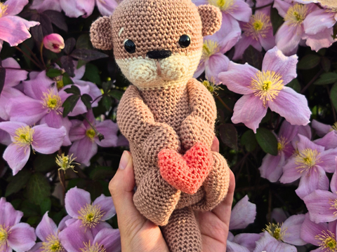 Häkelanleitung Amigurumi Otter „Oscar“ als PDF Download