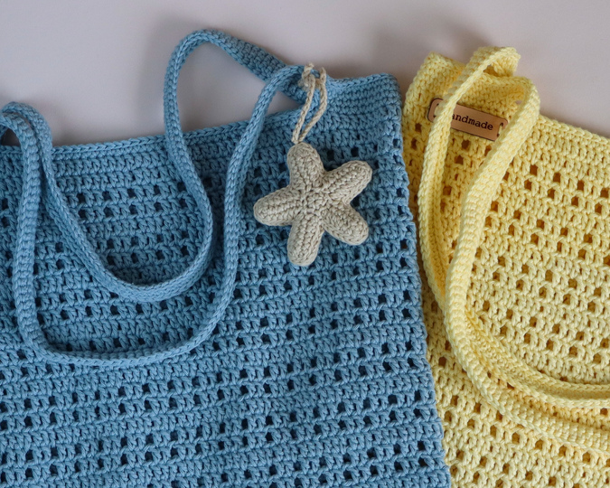 Häkelanleitung Tasche "Seestern"