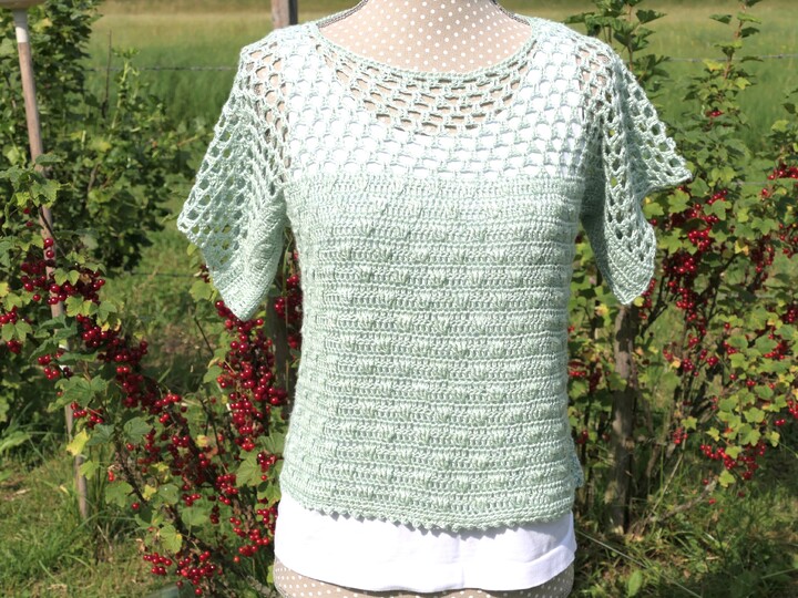 Wildflower - Häkelanleitung für ein luftiges Sommershirt