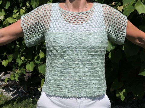Wildflower - Häkelanleitung für ein luftiges Sommershirt