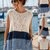 Coastal Breeze Top Knitting Pattern PDF – Scandinavian A-Line Sleeveless Su