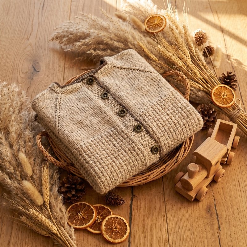 Strickanleitung * Kinderjacke in 3 Größen * 2 - 8 Jahre * RVO - Bild 4