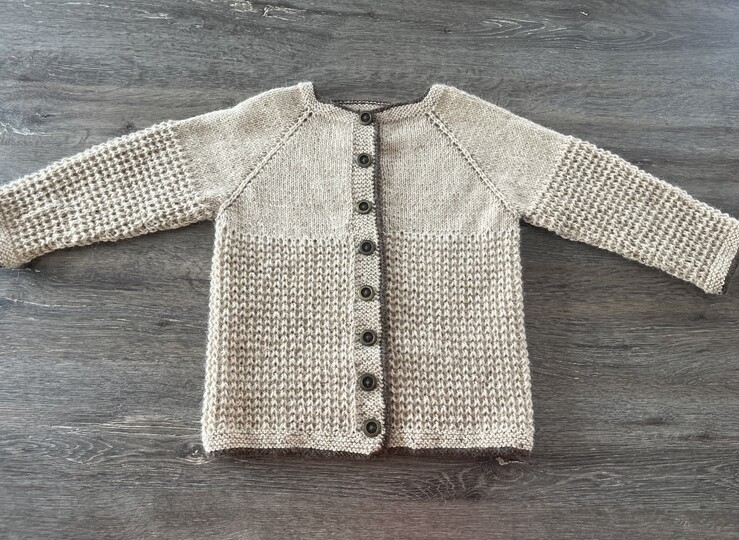Strickanleitung * Kinderjacke in 3 Größen * 2 - 8 Jahre * RVO