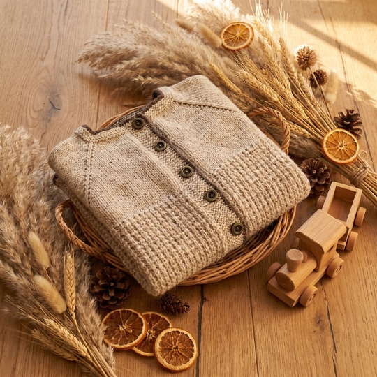 Strickanleitung * Kinderjacke in 3 Größen * 2 - 8 Jahre * RVO
