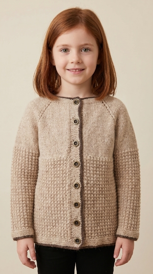 Strickanleitung * Kinderjacke in 3 Größen * 2 - 8 Jahre * RVO