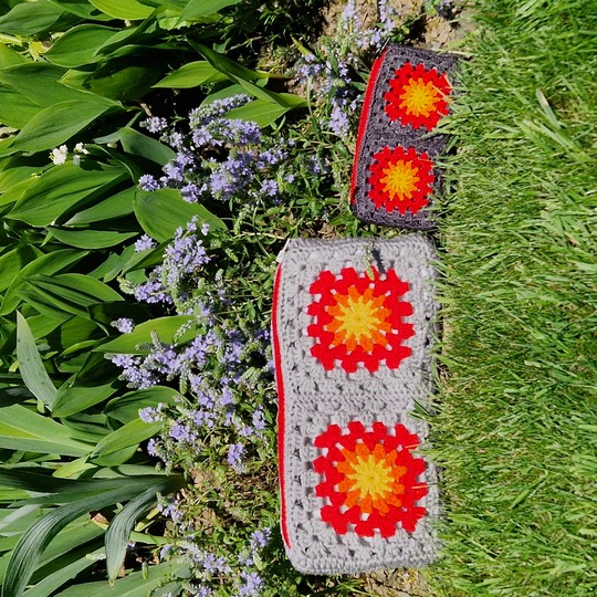 Häkeltasche Granny Pochette – Anleitung mit PDF-Download