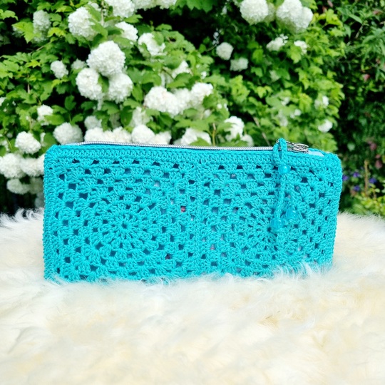 Häkeltasche Granny Pochette – Anleitung mit PDF-Download