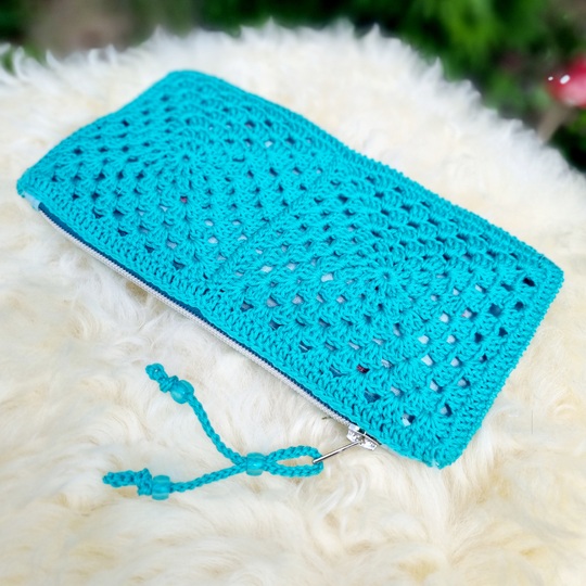 Häkeltasche Granny Pochette – Anleitung mit PDF-Download