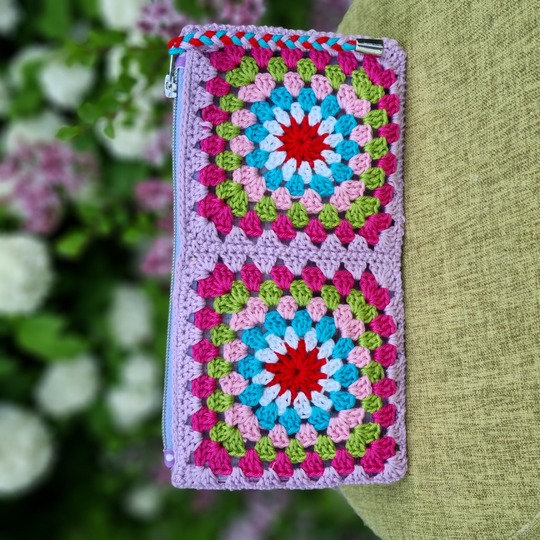 Häkeltasche Granny Pochette – Anleitung mit PDF-Download