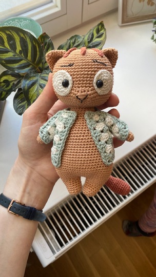 Karl the red Cat - Amigurumi - digitale Anleitung