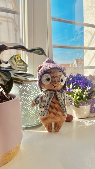 Karl the red Cat - Amigurumi - digitale Anleitung