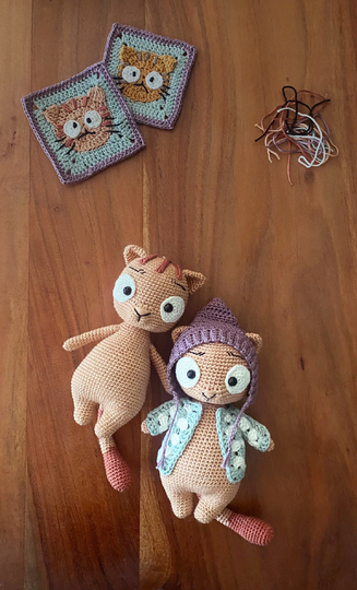 Karl the red Cat - Amigurumi - pattern
