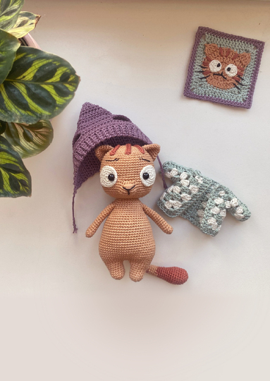 Karl the red Cat - Amigurumi - pattern