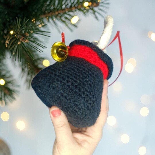 Christmas Rabbit in Magic Hat Crochet Pattern, Christmas in July