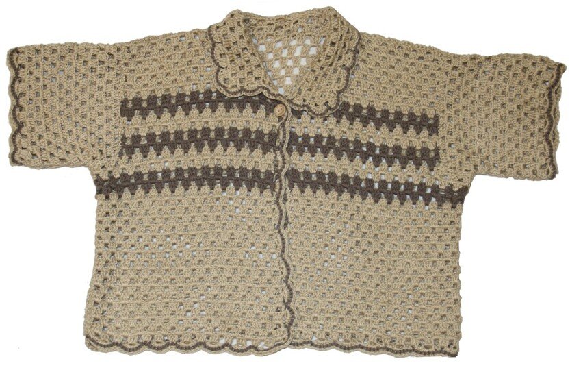 Polohemd Kurzarm mit granny stripes No. 028
