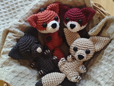 Häkelanleitung Fuchs Babys | Wüstenfuchs | Amigurumi | PDF Anleitung