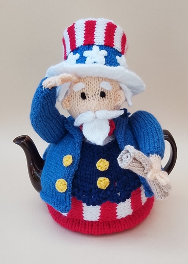 TeaCosyFolk's Uncle Sam Tea Cosy Knitting Pattern