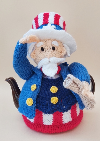 TeaCosyFolk's Uncle Sam Tea Cosy Knitting Pattern
