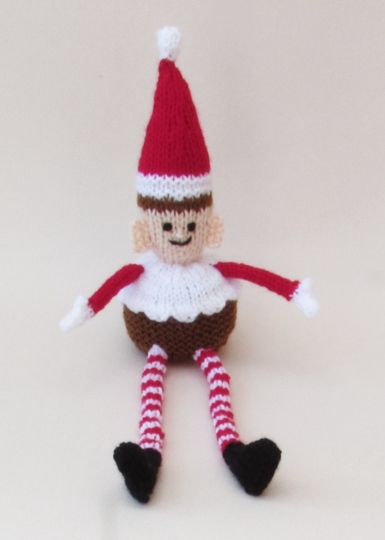TeaCosyFolk's Christmas Elf Pudding Chocolate Orange Cosy Knitting Pattern