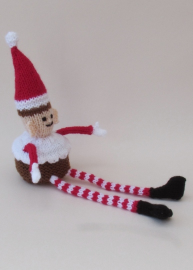 TeaCosyFolk's Christmas Elf Pudding Chocolate Orange Cosy Knitting Pattern