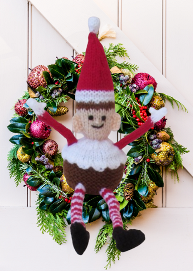 TeaCosyFolk's Christmas Elf Pudding Chocolate Orange Cosy Knitting Pattern