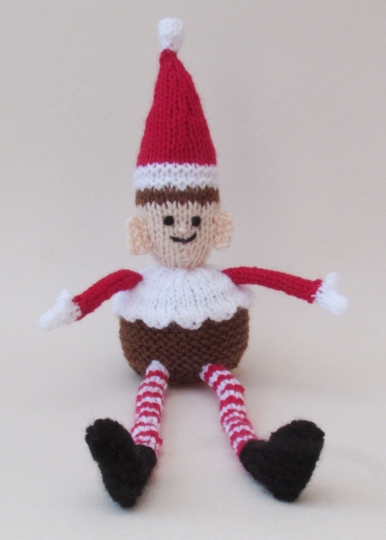 TeaCosyFolk's Christmas Elf Pudding Chocolate Orange Cosy Knitting Pattern