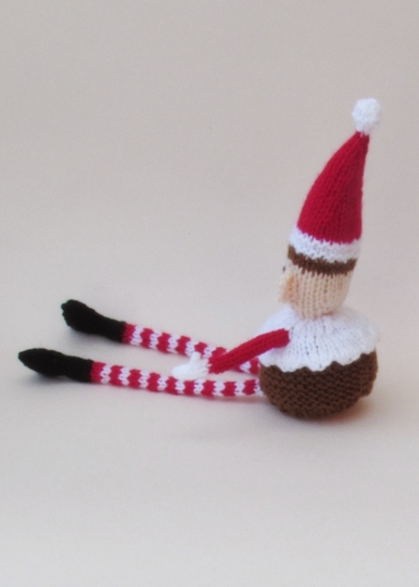 TeaCosyFolk's Christmas Elf Pudding Chocolate Orange Cosy Knitting Pattern