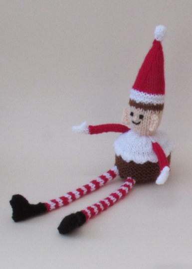 TeaCosyFolk's Christmas Elf Pudding Chocolate Orange Cosy Knitting Pattern