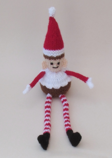 TeaCosyFolk's Christmas Elf Pudding Chocolate Orange Cosy Knitting Pattern