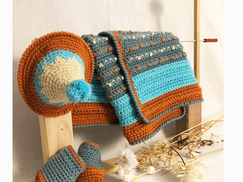 Atis’ Refuge – Crochet Pattern for Blanket and Accessories