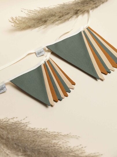 Fabric bunting banner sewing pattern - decor