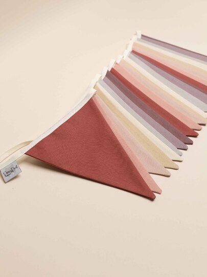 Fabric bunting banner sewing pattern - decor