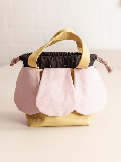 Anemone drawstring bag sewing pattern