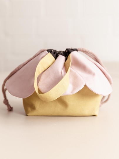 Anemone drawstring bag sewing pattern