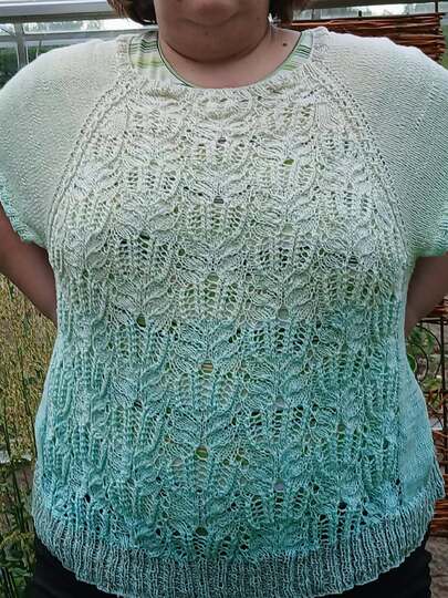 Luftiges Sommershirt "Seidig Elegant"