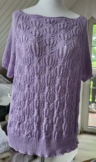 Luftiges Sommershirt "Seidig Elegant"