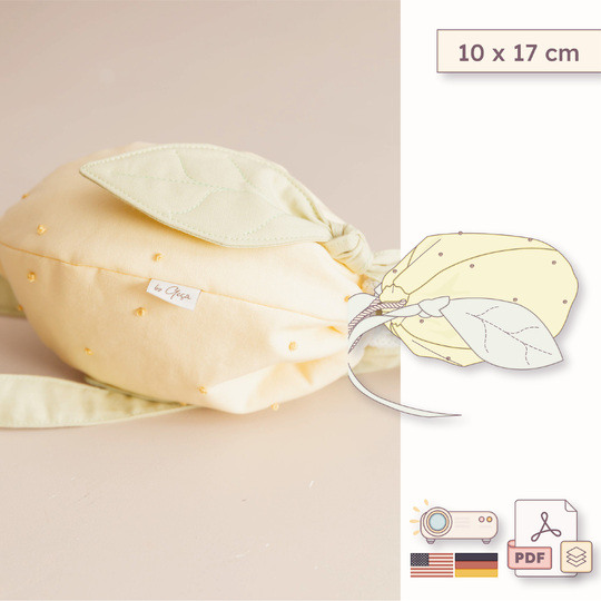 Zitronen Tasche Schnittmuster für Kinder
