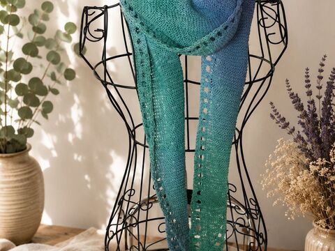 Summer Slump  - a easy shawl