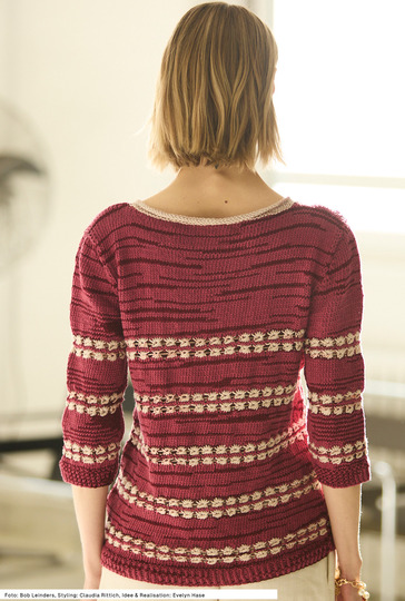 Pulli mit Streifenfolge