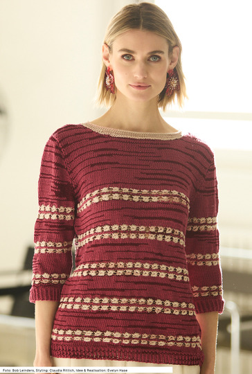 Pulli mit Streifenfolge