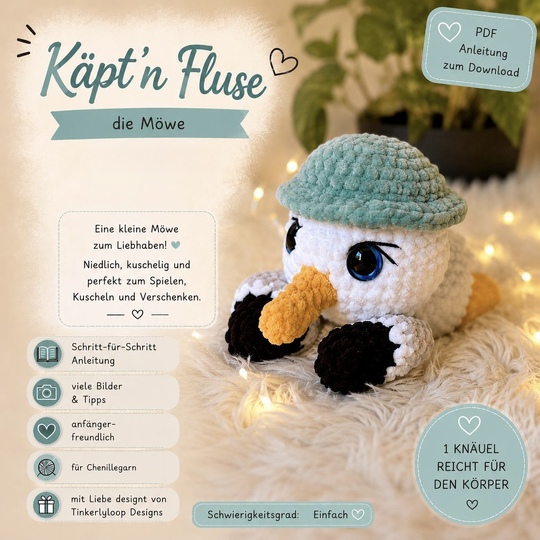 Fluse die kleine Möwe